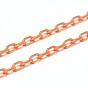 Electroplate Brass Cable Chains, Diamond Cut Chains, Two Tone, Soldered, Faceted, with Spool, Oval, Lead Free & Nickel Free