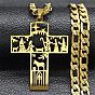 201 христианский крестик из нержавеющей стали кубинские звенья цепи ожерелья