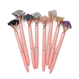 Nuggets Natural Gemstone Ballpoint Pen, for Office Stationery
