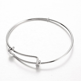 Fabricación de brazalete extensible de latón ajustable, 59 mm