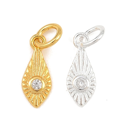 925 подвески-перья из стерлингового серебра с прозрачными кубическими цирконами, с перемычками и 925 штампом