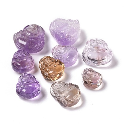 Buddhist Theme Ametrine Pendants, Buddha Male