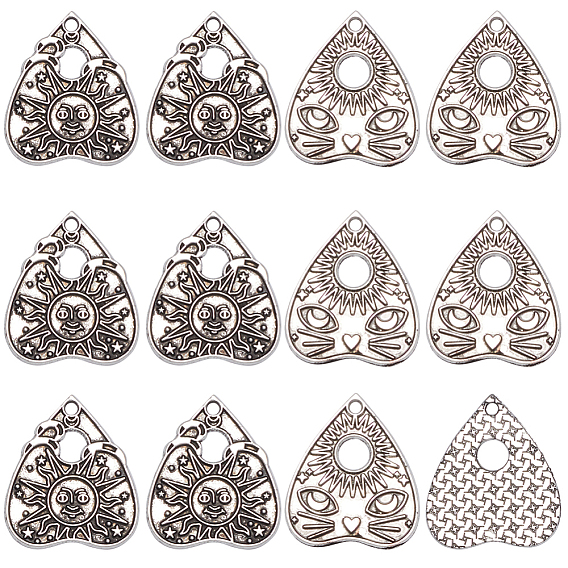 40 шт 2 подвески из сплава в тибетском стиле, без кадмия, без никеля и без свинца