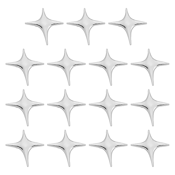 15Pcs Zinc Alloy Lapel Pins for Backpack Clothes, Star