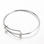 Fabricación de brazalete extensible de latón ajustable, 59 mm