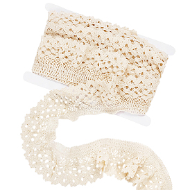 5Yards Cotton Lace Trim, for Clothes Accessories
