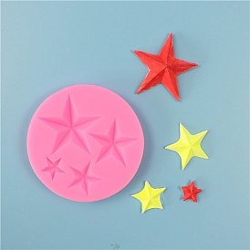 Food Grade Silicone Molds, Fondant Molds, For DIY Cake Decoration, Chocolate, Candy Mold, Star