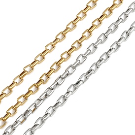 304 кабельные цепи из нержавеющей стали, ионное покрытие (ip), несварные, прямоугольные, с катушкой