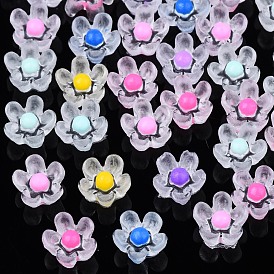 Transparent Resin Cabochons, Flower