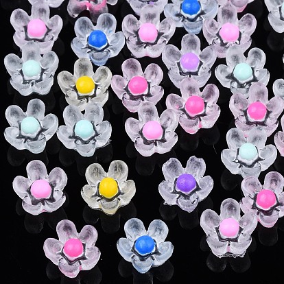 Transparent Resin Cabochons, Flower