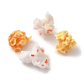 Opaque Acrylic Beads, Popcorn