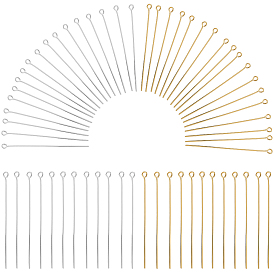 600 шт. 2 цвета латунный штифт с проушиной, без кадмия и без свинца