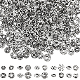 400 шт 10 стиль бусины-распорки сплава тибетского стиля