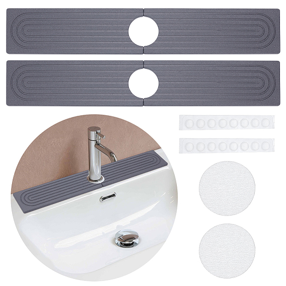 Коврик для крана в ванной из диатомита, прямоугольные