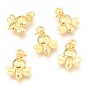 Alloy Pendants, Long-Lasting Plated, with Jump Ring, Bees