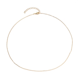 Колье-цепочка из латуни, с карабин-лобстерами 