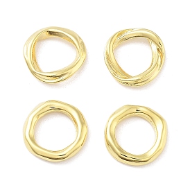 Alloy Linking Rings, Twisted/Textured Ring