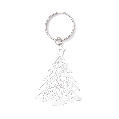 Рождественские елки 201 подвесные украшения из нержавеющей стали, с 304 кольцами для ключей из нержавеющей стали