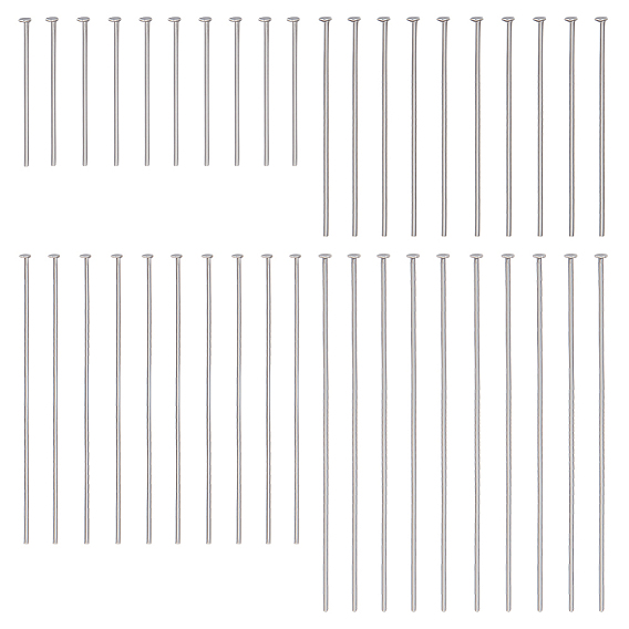 800 шт 4 стили 304 штифты с плоской головкой из нержавеющей стали