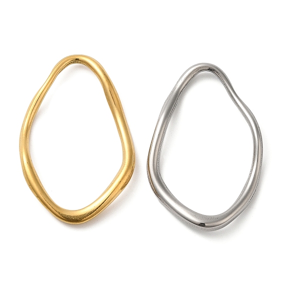 304 нержавеющей стали связывающий кольца, неправильный овал