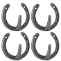4шт. чугунные крючки для одежды в форме подковы