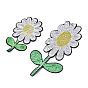 Computerized Embroidery Cloth Iron on/Sew on Patches, with Paillette, Costume Accessories, Appliques, Flowers