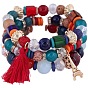 Metal Tower Tassel Candy Bead Multi-layer Fashion Bracelet for Chic Style