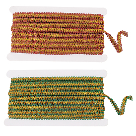 2 открытки 2 цвета рождество полиэстер сороконожка кружевная лента, волнистая лента, аксессуары