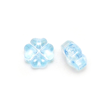 Transparent Glass Beads, Clover