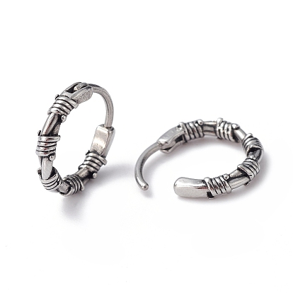 316 серьги-кольца с шипами из нержавеющей стали для мужчин и женщин