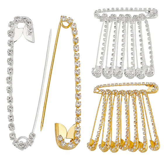 16 шт. 2 цветное железо с булавкой из хрустальных страз, для рюкзака для одежды