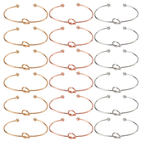 18шт 3 цвета железный браслет-манжета в форме сердца для женщин