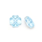 Transparent Glass Beads, Clover