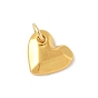 Латунные подвески, сердце прелести, с целью перехода в кольце