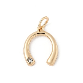 Латунные микро проложить кубического циркония подвески, подковы прелести, с целью перехода в кольце