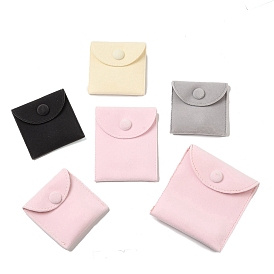 Velvet Jewelry Bags, Jewelry Storage Pouches with Snap Button