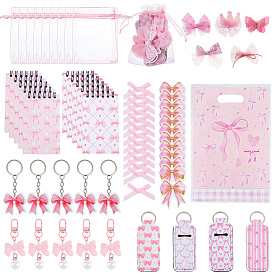 Diy jewelry making kits, incluyendo pinzas para el cabello de poliéster con forma de cocodrilo, cuadernos de papel, llaveros de caucho sintético