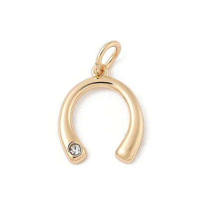 Латунные микро проложить кубического циркония подвески, подковы прелести, с целью перехода в кольце