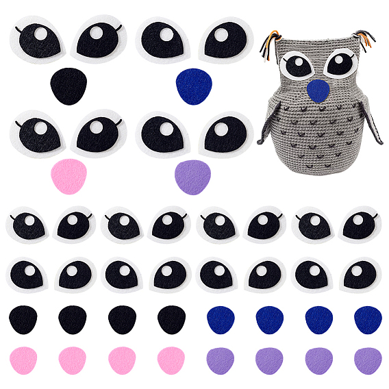 4сумки с украшением для глаз и рта, выполненные методом валяния из шерсти