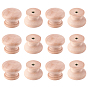 Wood Drawer Knobs, for Home, Cabinet, Cupboard and Dresser, Mushroom