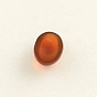 Dyed Natural Brazil Red Agate Oval Cabochons, 8x6x3mm