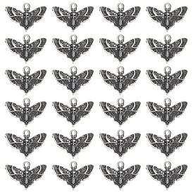 Сплавочные подвески тибетского стиля, без кадмия и без свинца, бабочки прелести