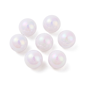 Plated ABS Plastic Beads, Round