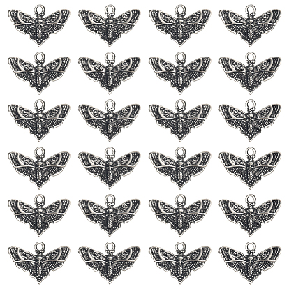 Сплавочные подвески тибетского стиля, без кадмия и без свинца, бабочки прелести