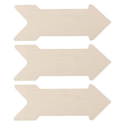 8шт. необработанная деревянная заготовка в форме стрелы