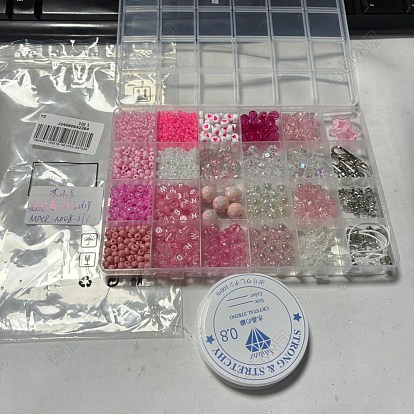 DIY-Sets zur Herstellung von Handybändern aus Glas- und Acrylperlen