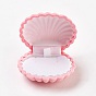 Velvet Necklace Boxes, Shell Shape, Jewelry Box for Girls, Gift Box