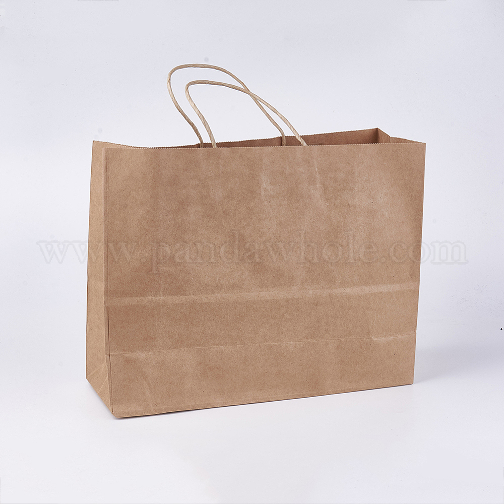 kraft gift bolsas with handles
