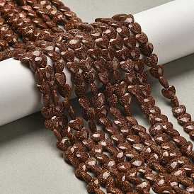 Синтетические голдстоуновские бисер пряди, сердце