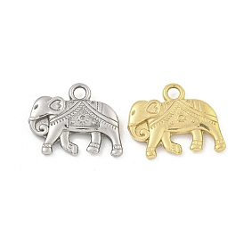 Ионное покрытие (ip) 304 подвески из нержавеющей стали, очарование слона